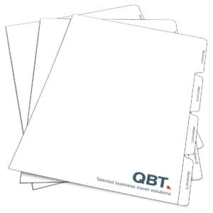 custom printed tab dividers by Intertype publishing and printing