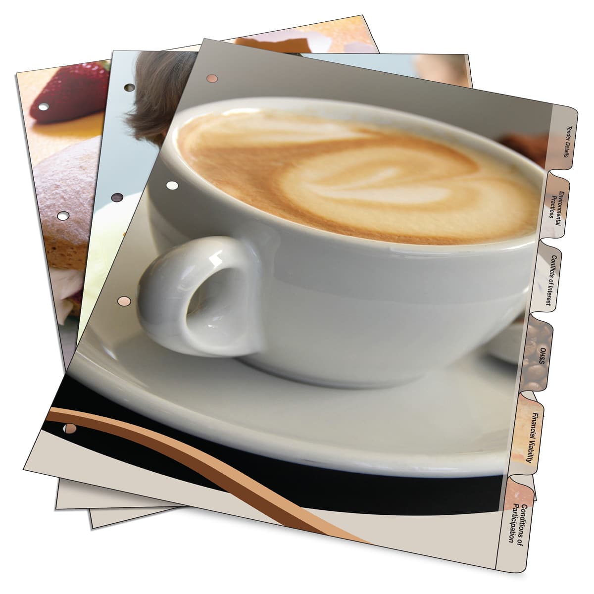 Intertype Publish and Print fabricates custom premium tab divider sets