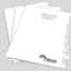 A stack of white, labeled documents titled "My Home," with the top sheet displaying "SIGNIFICANT DATES" and a list, angled to reveal tabbed sections behind it. Designed for property handover kits and ring binder boxes
