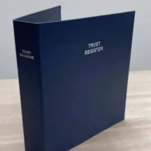 Binder Prestige Trust Register