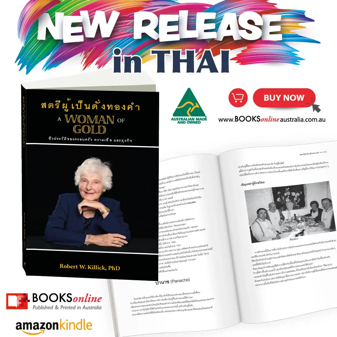 Bob Killick A Woman of Gold Book Thai