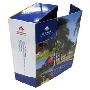 Intertype Publish and Print fabricates custom premium ring binder boxes