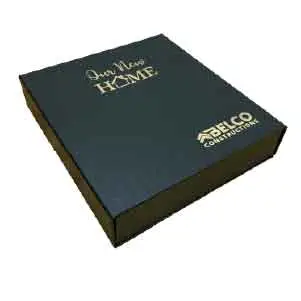 Intertype Publish and Print fabricates custom prestige ring binder boxes.